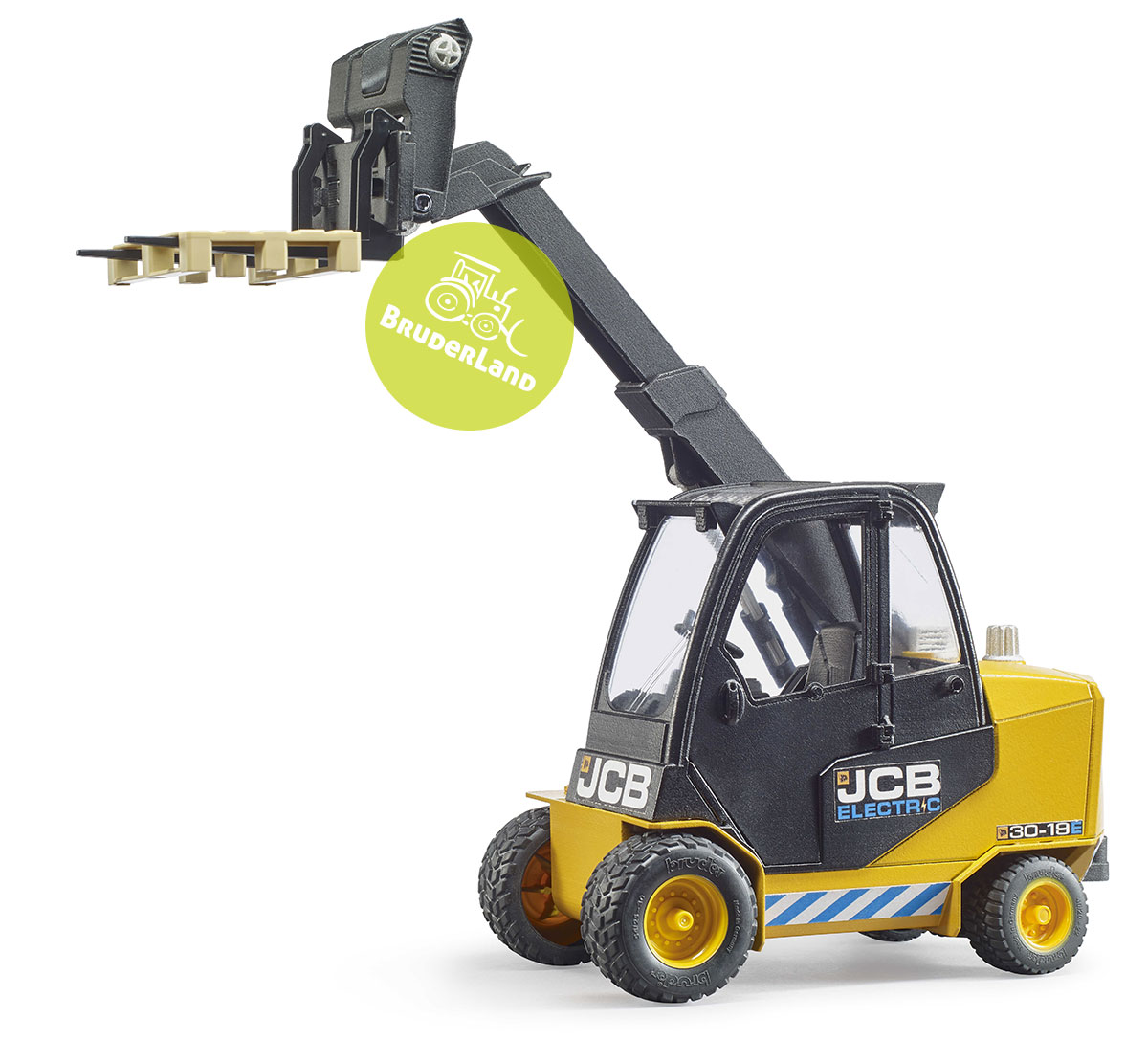 Elektrický vysokozdvižný vozík JCB - Bruder 02512