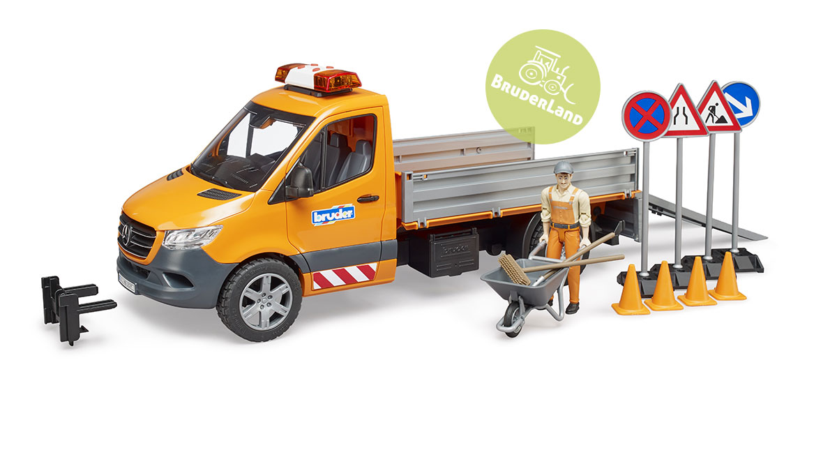 Komunální MB Sprinter s příslušenstvím - Bruder 2677