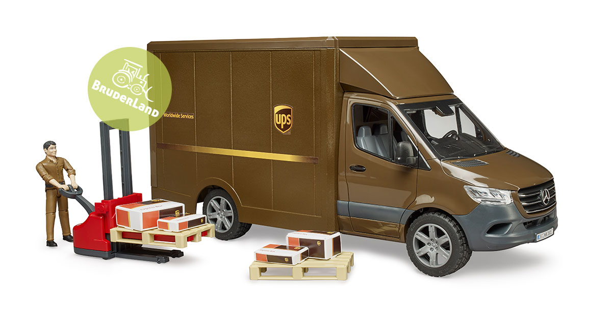 MB Sprinter UPS s příslušenstvím - Bruder 2678