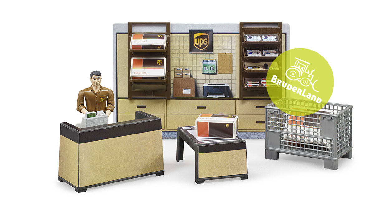 přepravní a sběrné místo UPS - Bruder 62250