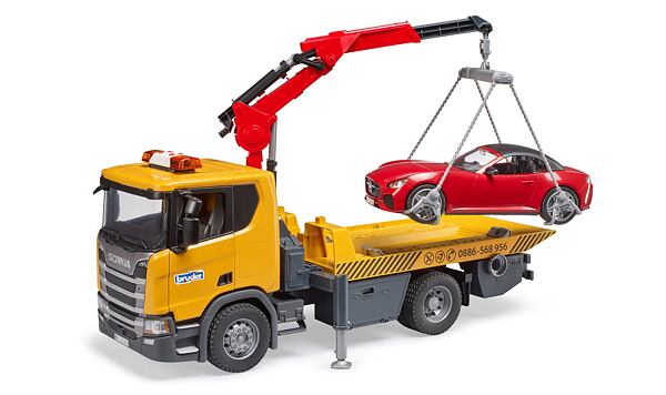 Scania Super 560R odtahová služba - Bruder 3552