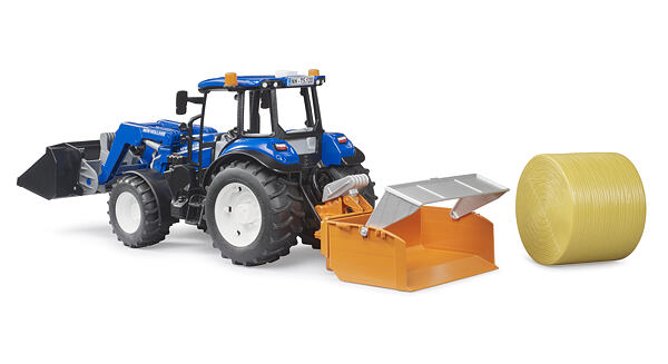New Holland with front loader and attachments - Bruder 2187