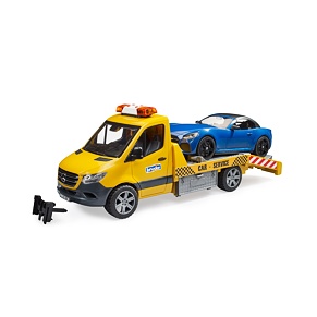 MB Sprinter car transporter + roadster - Bruder 2675