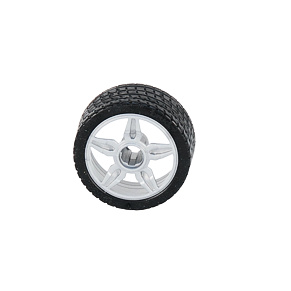 Silver wheel for roadster - Bruder 43481