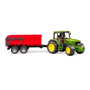 JOHN DEERE 6920 tractor + tipping trailer - Bruder 2057