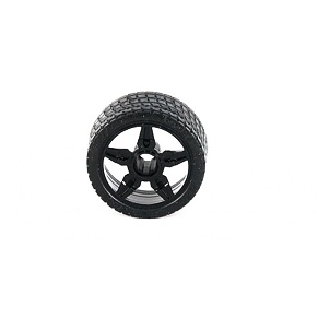 Black wheel for roadster - Bruder 43482
