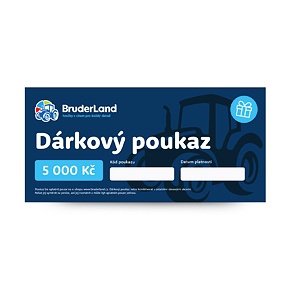 Dárkový poukaz v hodnotě 5000 Kč