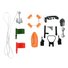 Accessories for police boat - Bruder 46275