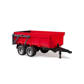 Read tipping trailer with automatic tailgate - Bruder 2211