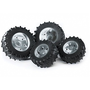 Silver twin tyres - Bruder 43317