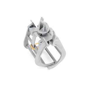 Loading crane grabber - grey - Bruder 42655