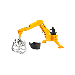 Hydraulic arm - excavator for tractor - Bruder 2338