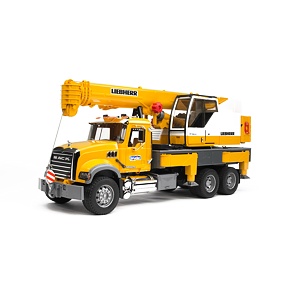 MACK Granite truck with Liebherr crane - bruder 2818