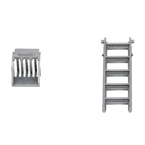 Ladder and grating for Mercedes winter service - Bruder 42757