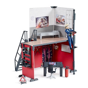 Fire station with figure - Bruder 62702