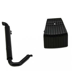 Weights and exhaust pipe for New Holland - Bruder 43020