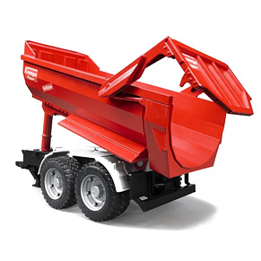 Tandem halfpipe tipping trailer - Bruder 2225