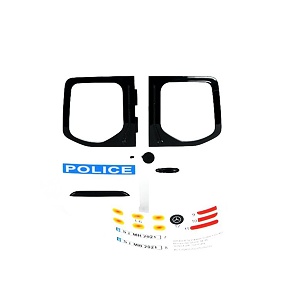 Rear door for police MB Sprinter - Bruder 43686