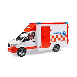 MB Sprinter ambulance with driver - Bruder 2676