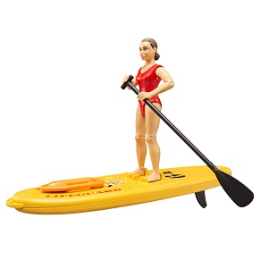 Lifeguard with paddleboard - Bruder 62785