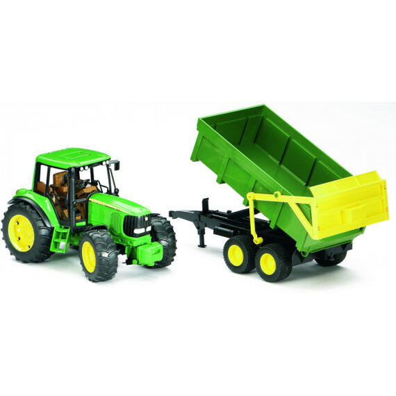John Deere 6920 tractor with tipping trailer - Bruder 2058