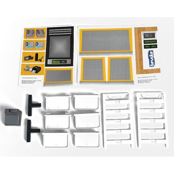 Accessories for DHL shop - Bruder 43251