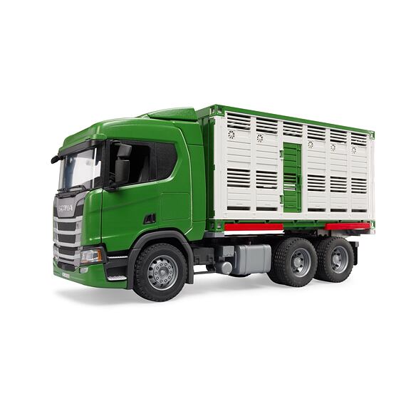 Scania animal transporter with one cow - Bruder 3548