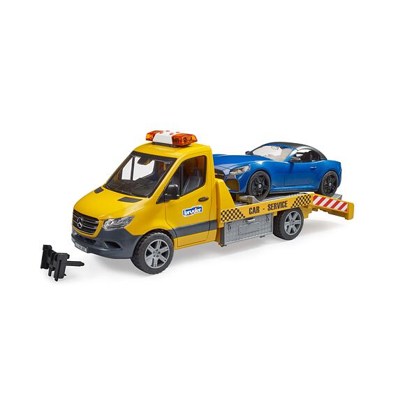 MB Sprinter car transporter + roadster - Bruder 2675