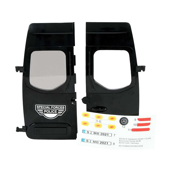 Rear Door for MB Sprinter Police Special Forces - Bruder 42708