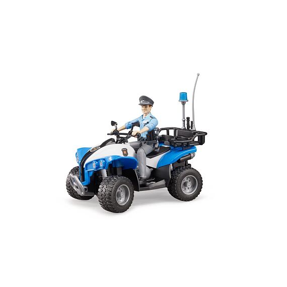 Police quad bike with driver - Bruder 63010