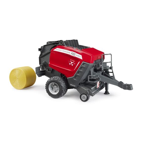 Lis na kulaté balíky Massey Ferguson RB 4180V - Bruder 2039
