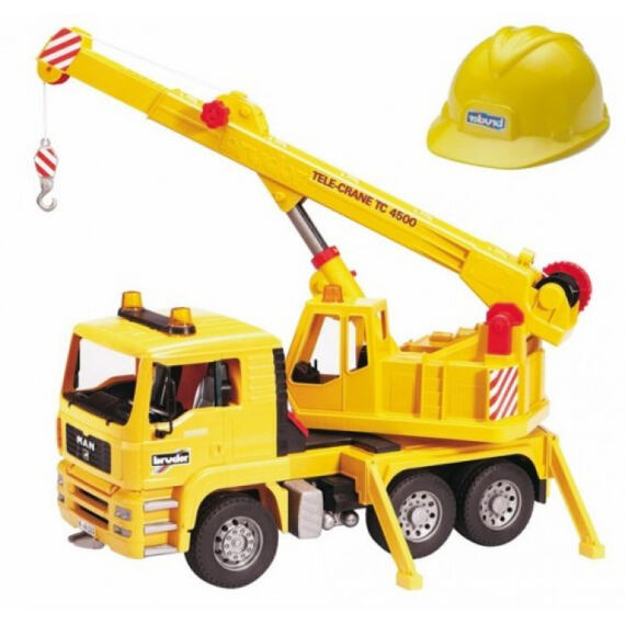 MAN TGA crane with helmet - Bruder 1973