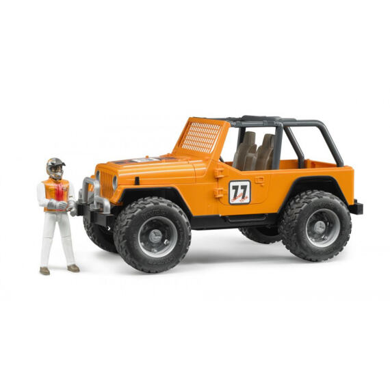 Jeep Cross Country Racer Orange with driver - Bruder 2542