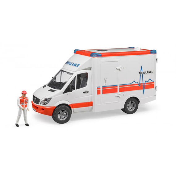MB Sprinter ambulance with figure - Bruder 2536