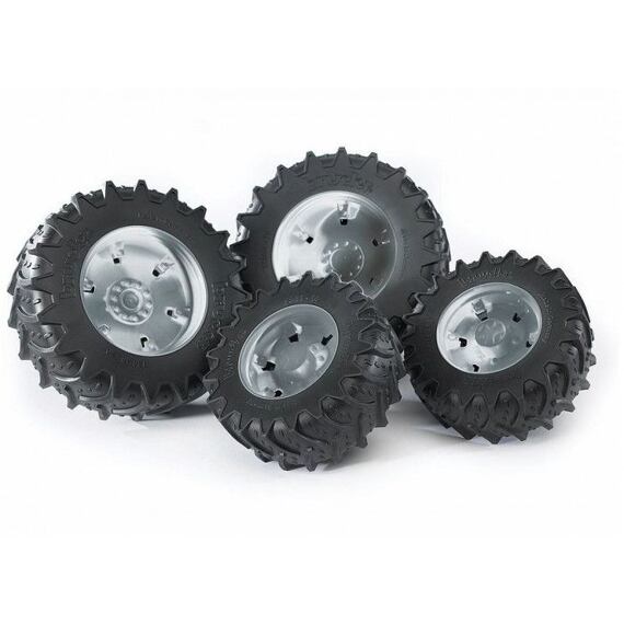 Silver twin tyres - Bruder 43317