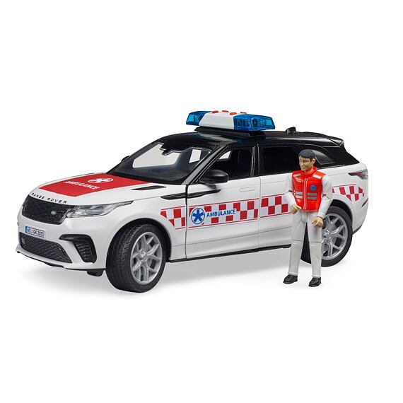 Range Rover Velar rescue vehicle with driver - Bruder 2885