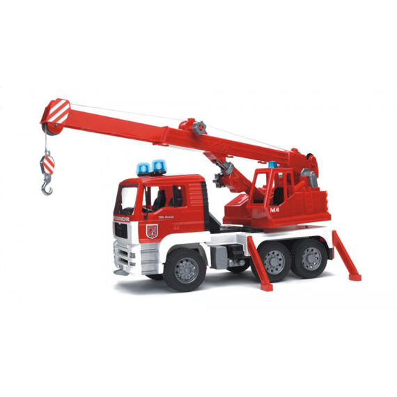 MAN Fire service crane truck + sound module - Bruder 2770