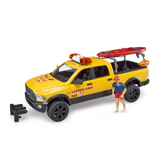 RAM 2500 Power Wagon Life Guard with figure and accessories - Bruder 2506