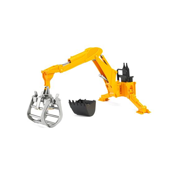 Hydraulic arm - excavator for tractor - Bruder 2338