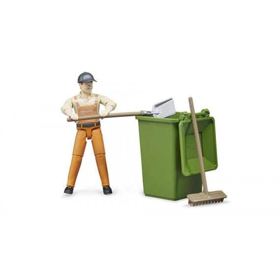 Garbage collector figure - Bruder 62140