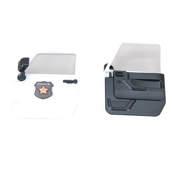 Front door for Police Jeep Wrangler Rubicon - Bruder 42507