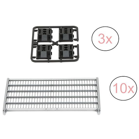 Construction fences with support legs - Bruder 42403