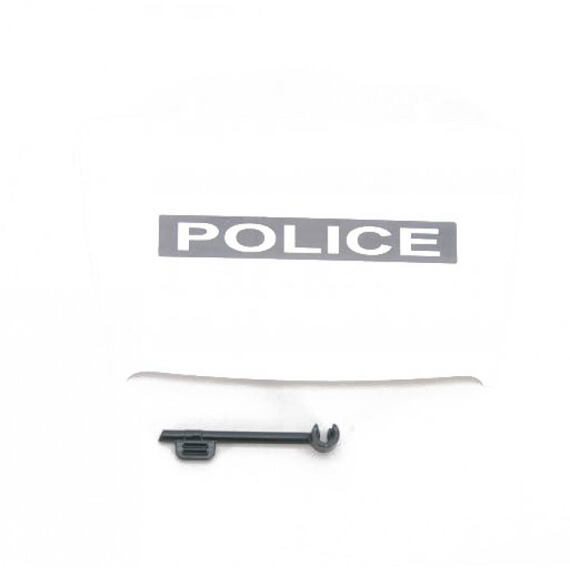 Engine bonnet for Police Jeep Wrangler Rubicon - Bruder 42506