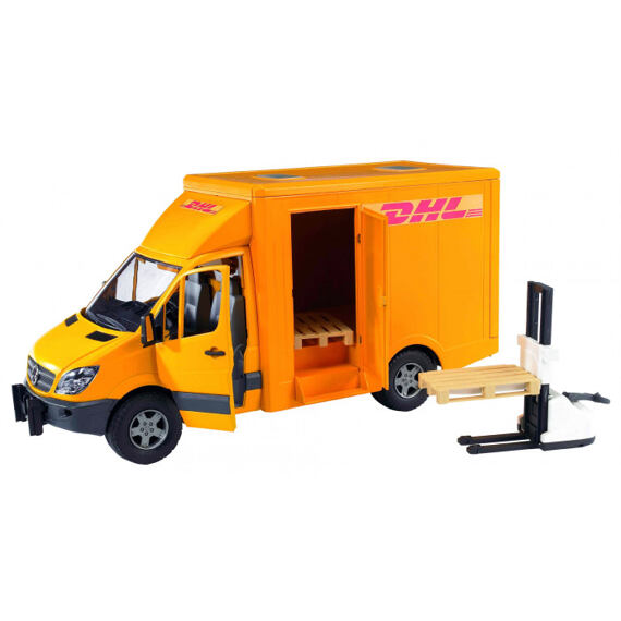 MB Sprinter DHL + pallet truck - Bruder 2534
