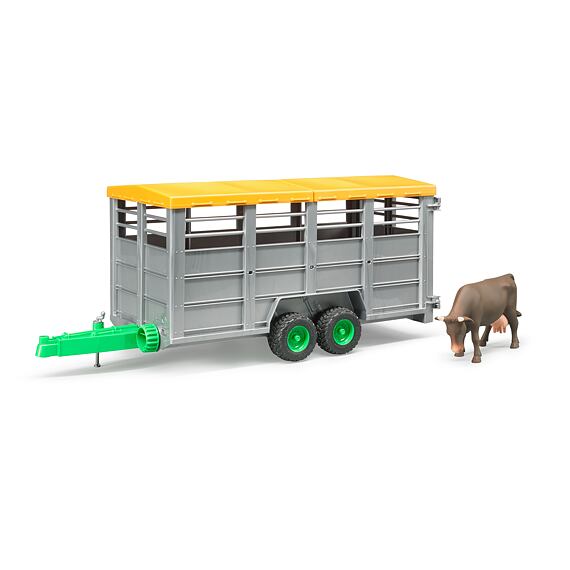 Livestock trailer + cow - Bruder 2227
