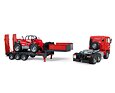MAN TGA truck with trailer and Manitou telehandler - Bruder 2774