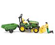 Zahradní traktor John Deere X949 s figurkou - Bruder 62104