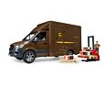 MB Sprinter UPS s řidičem a příslušenstvím - Bruder 2678