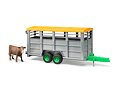 Velký přepravník na zvířata + figurka krávy - Bruder 2227