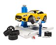Autoservis, roadster a mechanik - Bruder 62112